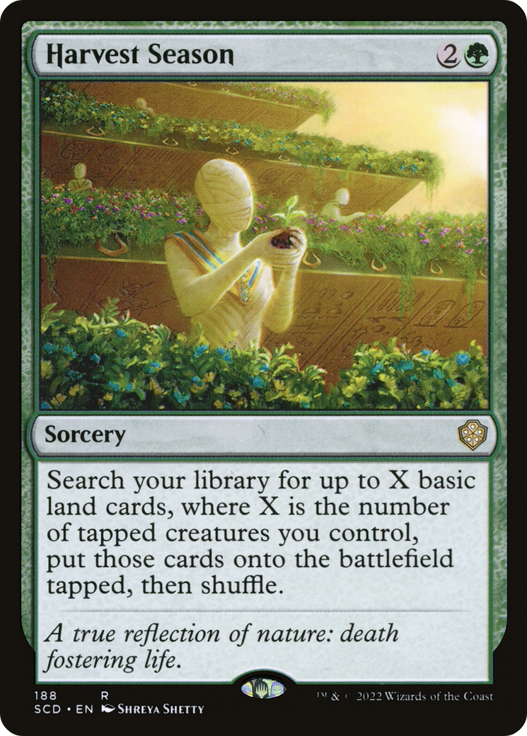 Harvest Season (SCD-188)  - Starter Commander Decks