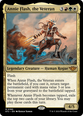Annie Flash, the Veteran (OTJ-190)  - Outlaws of Thunder Junction