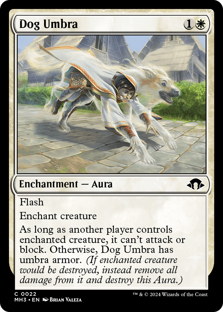 Dog Umbra (MH3-022)  Foil - Modern Horizons 3