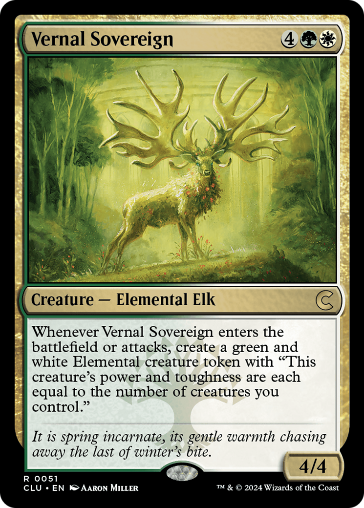 Vernal Sovereign (CLU-051)  - Ravnica: Clue Edition