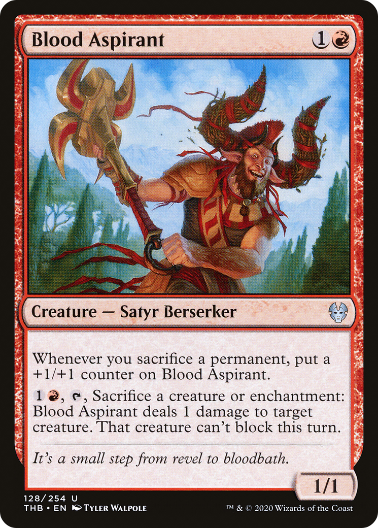 Blood Aspirant (THB-128)  Foil - Theros Beyond Death