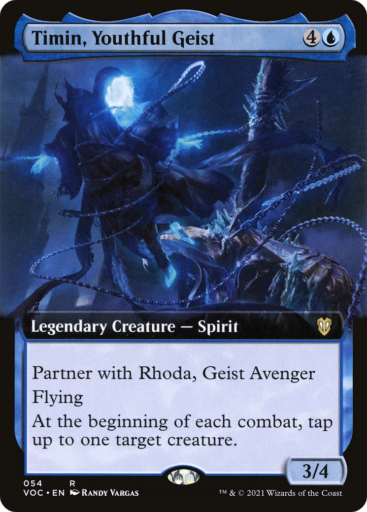 Timin, Youthful Geist (Extended Art) (VOC-054)  - Crimson Vow Commander: (Extended Art)