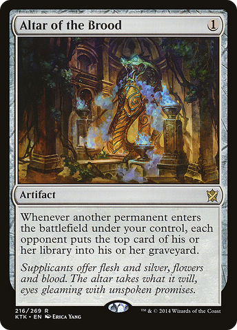 Altar of the Brood (KTK-216)  - Khans of Tarkir