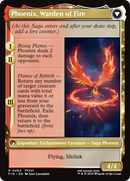 Joshua, Phoenix's Dominant // Phoenix, Warden of Fire (FIN-494) - FINAL FANTASY: (enchantment, Extended Art) Foil