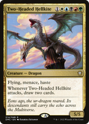 Two-Headed Hellkite (DMC-014)  - Dominaria United Commander