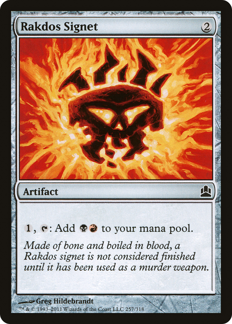 Rakdos Signet (CMD-257)  - Commander 2011