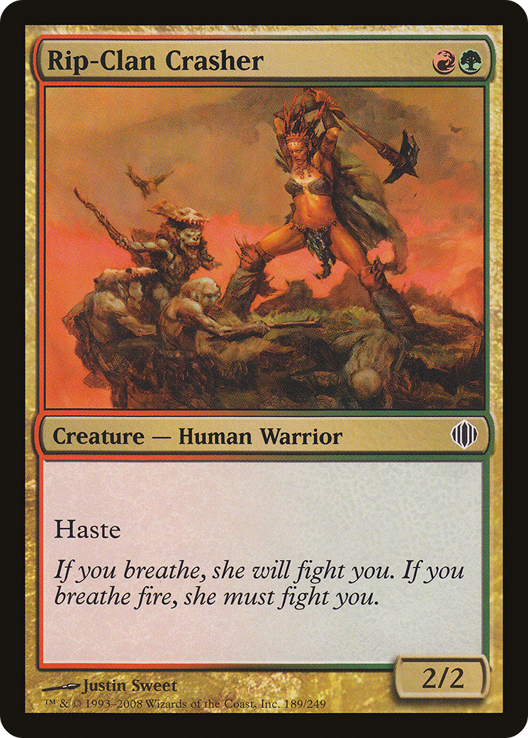 Rip-Clan Crasher (ALA-189)  Foil - Shards of Alara
