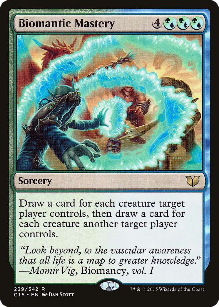 Biomantic Mastery (C15-239)  - Commander 2015