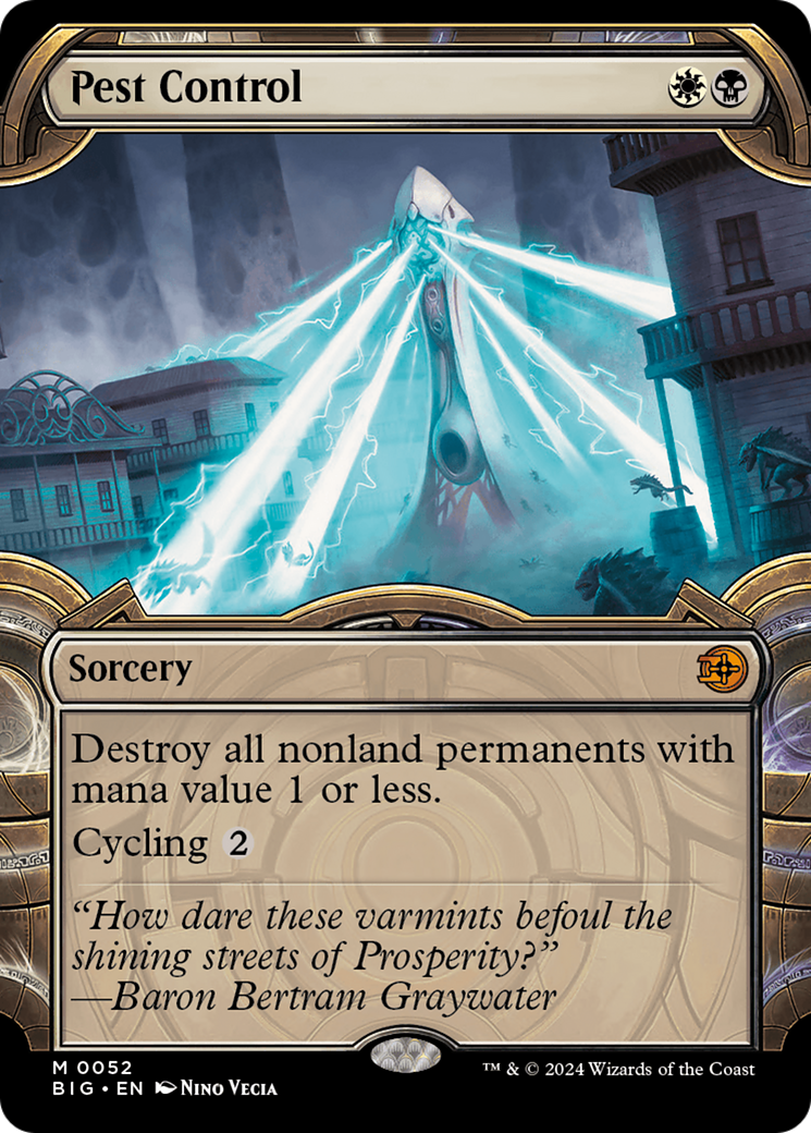 Pest Control (Showcase) (BIG-052)  Foil - The Big Score: (Showcase)