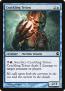 Crackling Triton (THS-045)  Foil - Theros