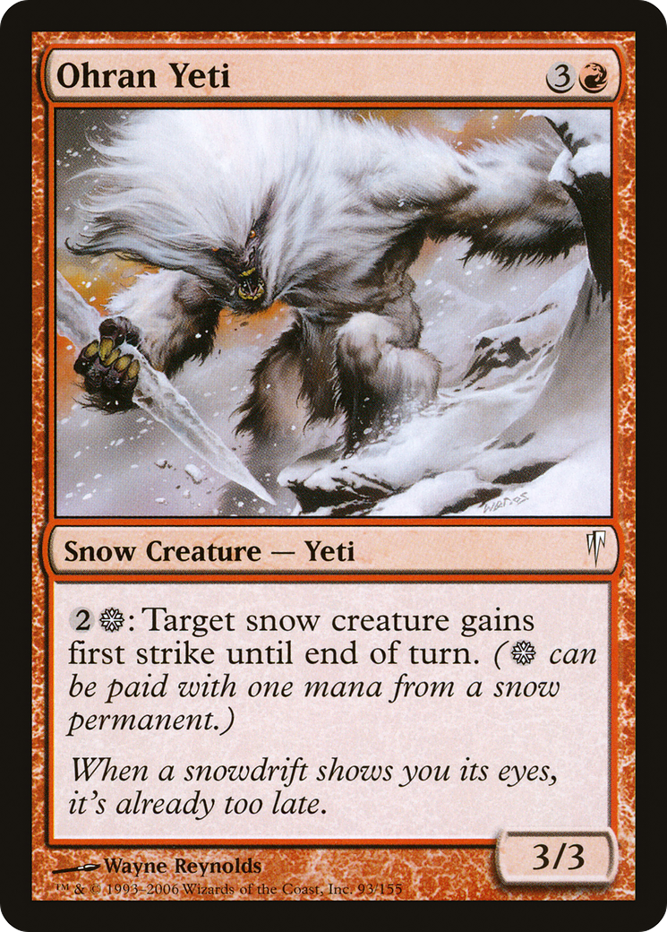 Ohran Yeti (CSP-093)  - Coldsnap