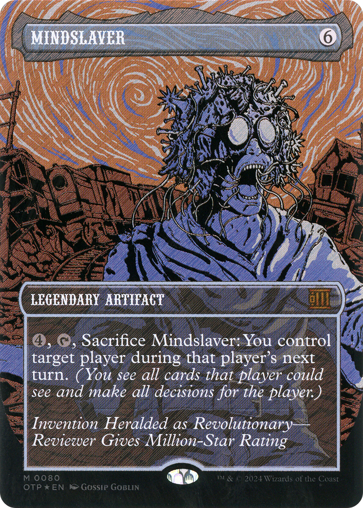 Mindslaver (Textured Foil) (OTP-080)  Foil - Breaking News (Borderless)