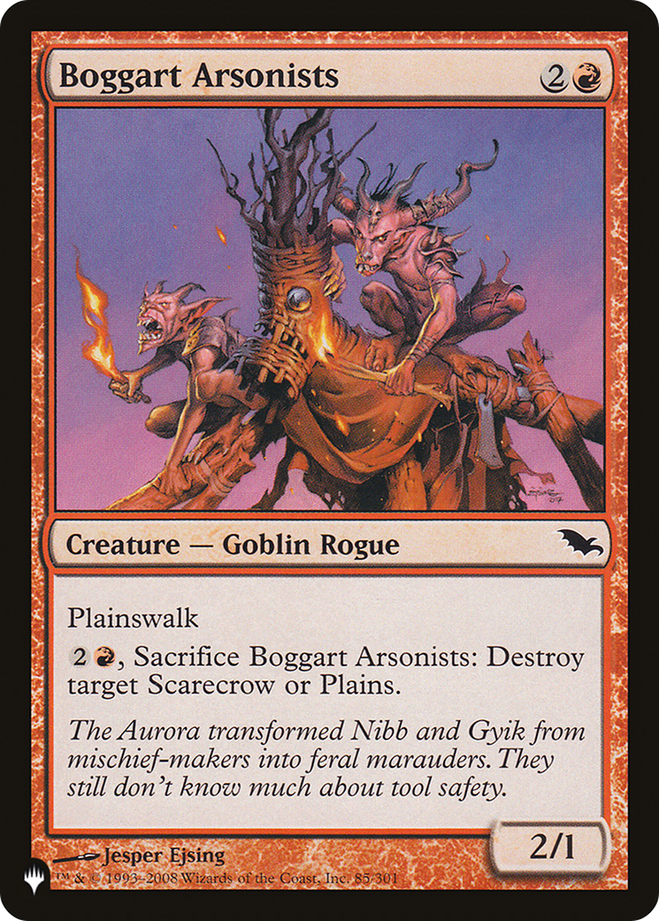 Boggart Arsonists (LIST-SHM-85)  - The List