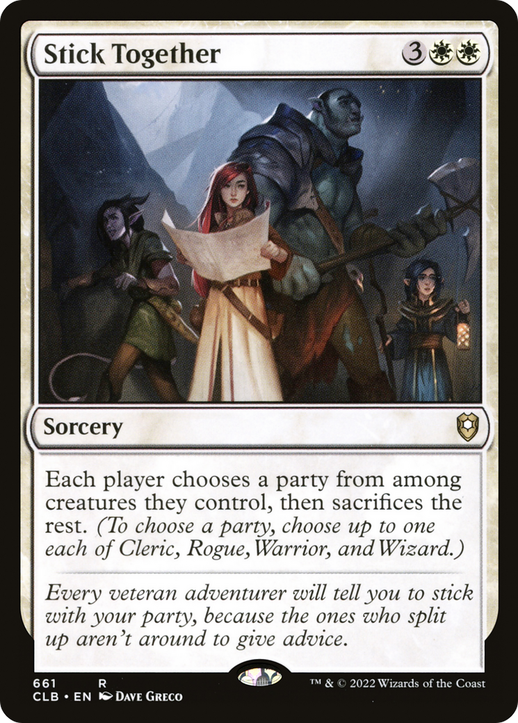 Stick Together (CLB-661)  - Commander Legends: Battle for Baldur's Gate