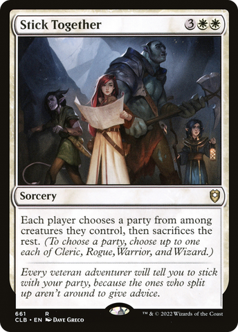 Stick Together (CLB-661)  - Commander Legends: Battle for Baldur's Gate