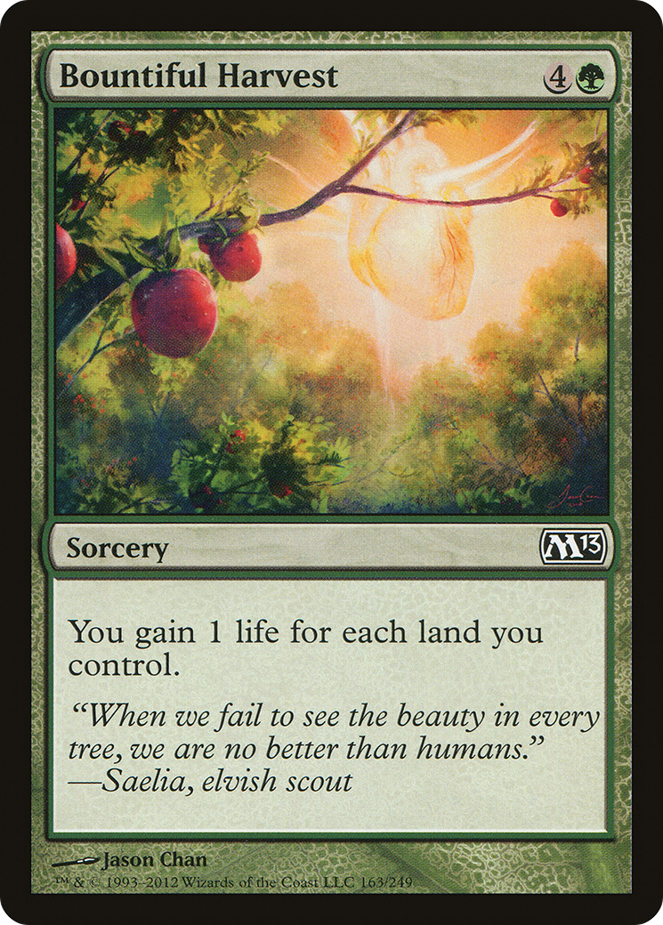 Bountiful Harvest (M13-163)  - Magic 2013