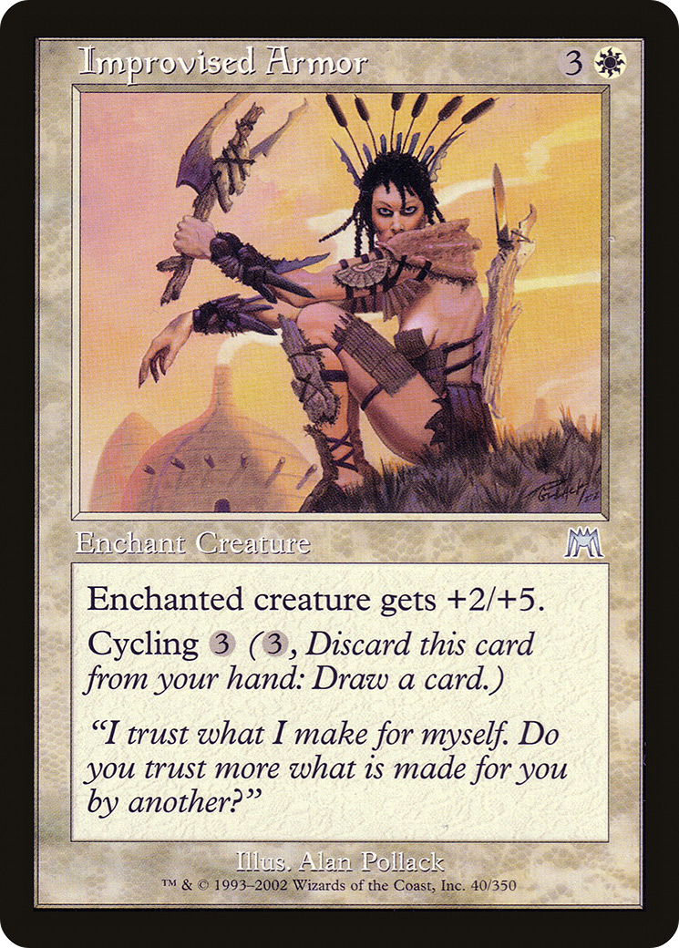 Improvised Armor (ONS-040)  Foil - Onslaught