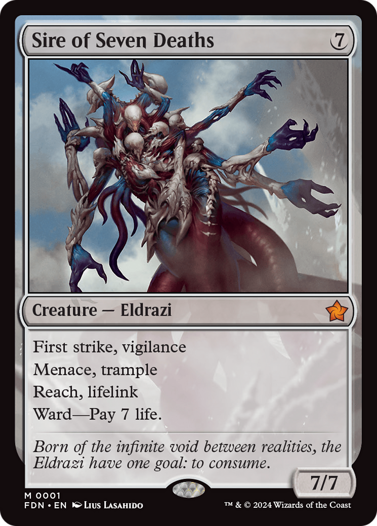 Sire of Seven Deaths (FDN-001)  Foil - Foundations