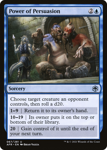 Power of Persuasion (AFR-067)  Foil - Adventures in the Forgotten Realms