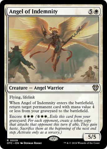 Angel of Indemnity (OTC-009)  - Outlaws of Thunder Junction Commander