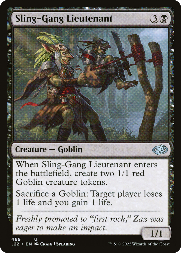 Sling-Gang Lieutenant (J22-469)  - Jumpstart 2022