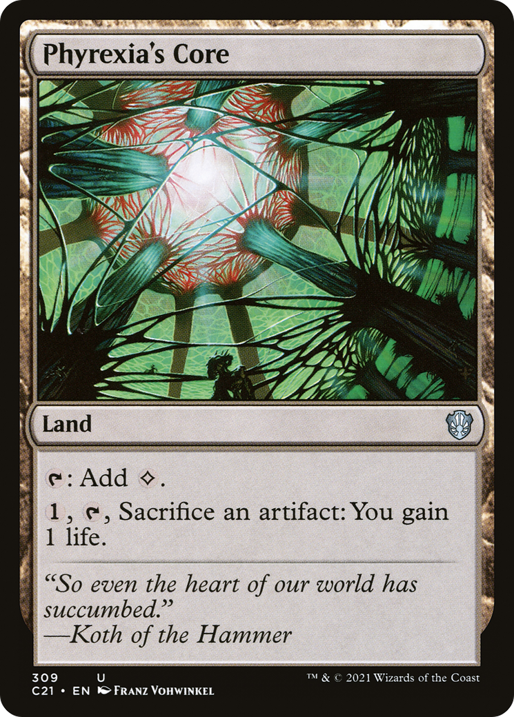 Phyrexia's Core (C21-309)  - Commander 2021