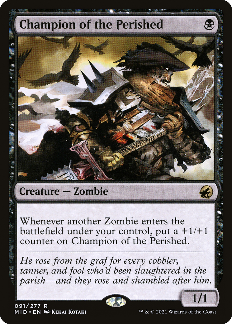 Champion of the Perished (MID-091)  Foil - Innistrad: Midnight Hunt