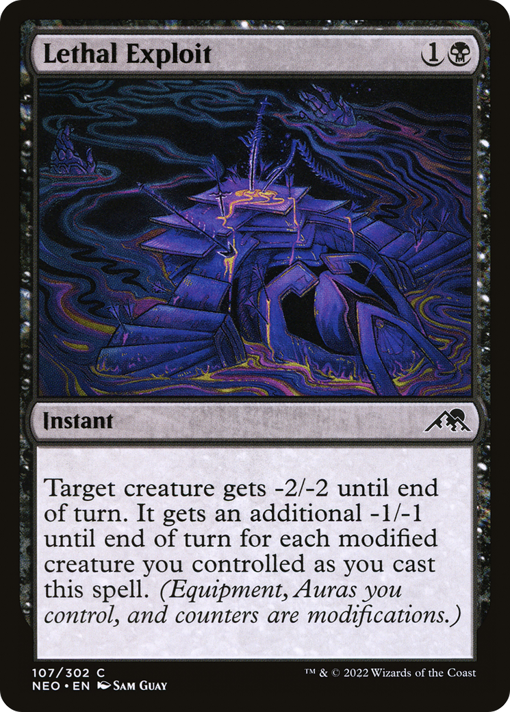 Lethal Exploit (NEO-107)  - Kamigawa: Neon Dynasty