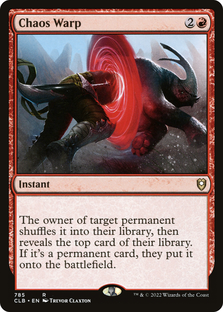 Chaos Warp (CLB-785)  - Commander Legends: Battle for Baldur's Gate