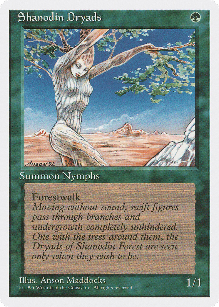 Shanodin Dryads (4ED-)  - Fourth Edition