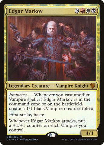 Edgar Markov (C17-036)  Foil - Commander 2017