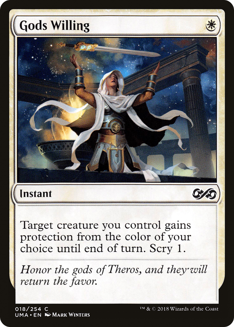 Gods Willing (UMA-018)  Foil - Ultimate Masters