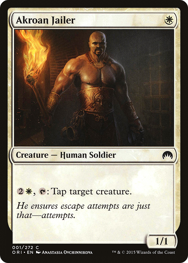 Akroan Jailer (ORI-001)  Foil - Magic Origins