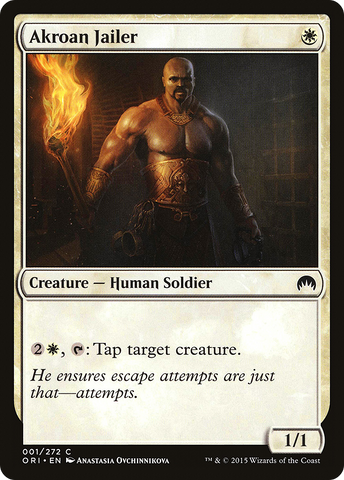 Akroan Jailer (ORI-001)  Foil - Magic Origins