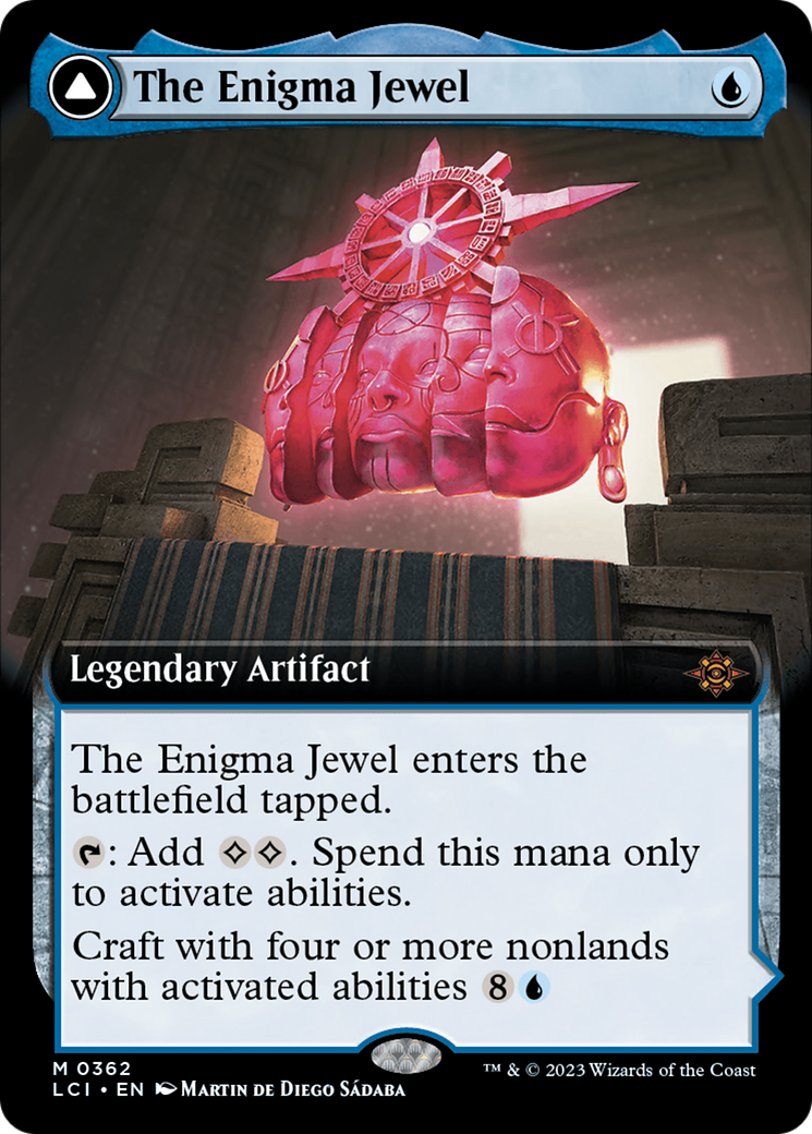 The Enigma Jewel (Extended Art) (LCI-362)  Foil - The Lost Caverns of Ixalan: (Extended Art)