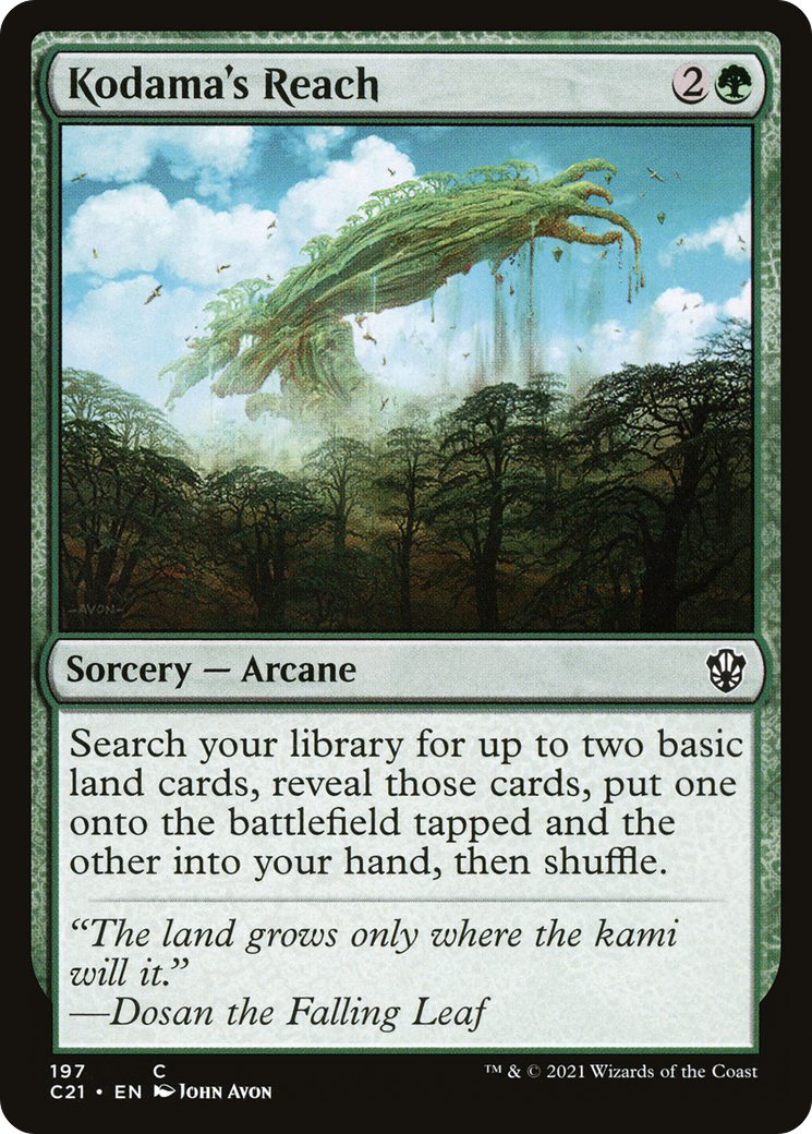Kodama's Reach (C21-197)  - Commander 2021