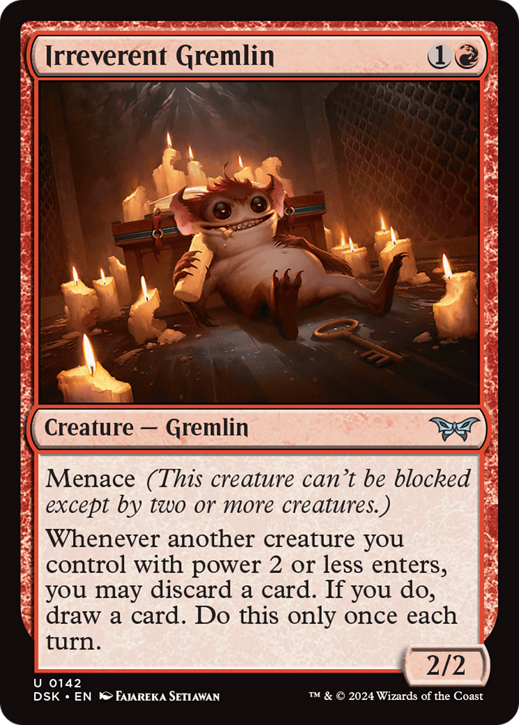 Irreverent Gremlin (DSK-142)  - Duskmourn: House of Horror