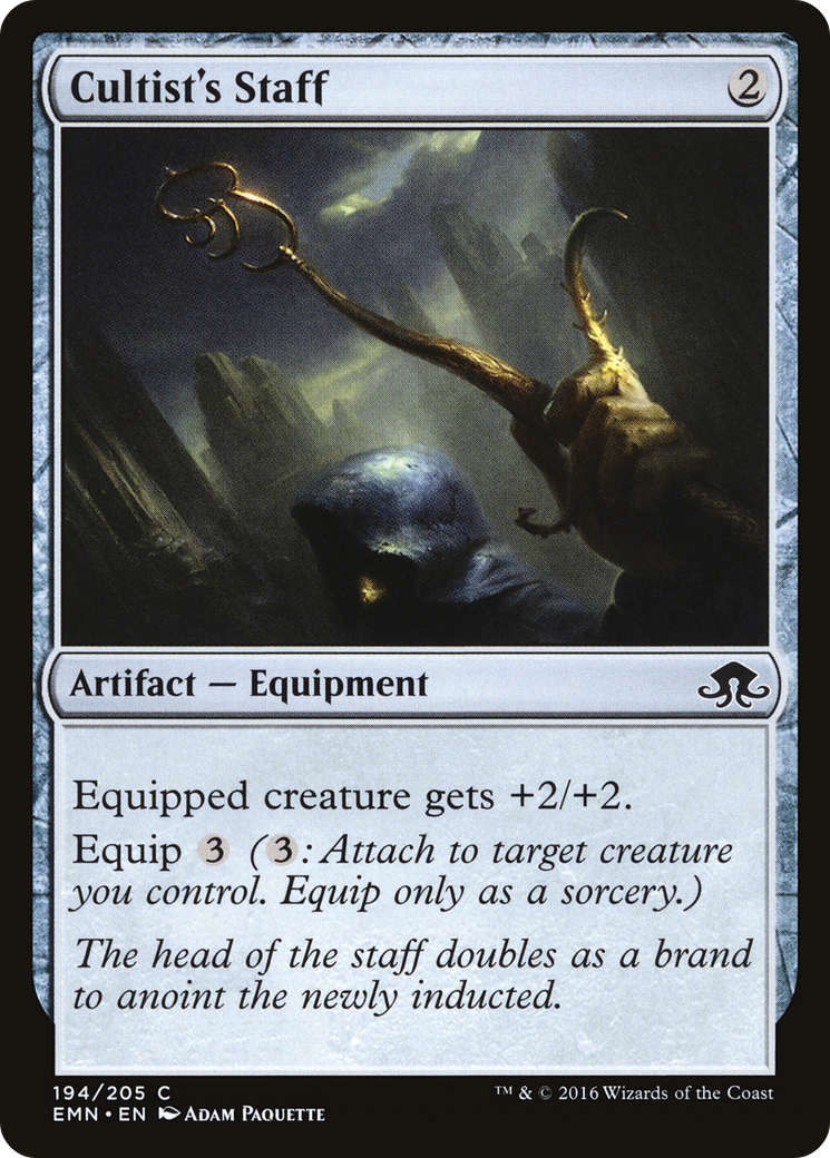 Cultist's Staff (EMN-194)  Foil - Eldritch Moon