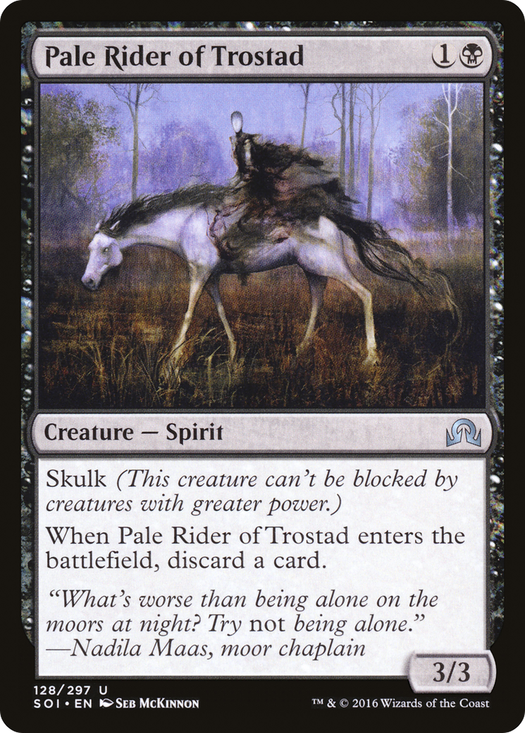 Pale Rider of Trostad (SOI-128) - Shadows over Innistrad Foil