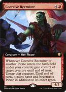 Coercive Recruiter (Extended Art) (CMR-662)  - Commander Legends: (Extended Art)