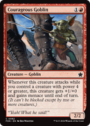 Courageous Goblin (FDN-082)  Foil - Foundations
