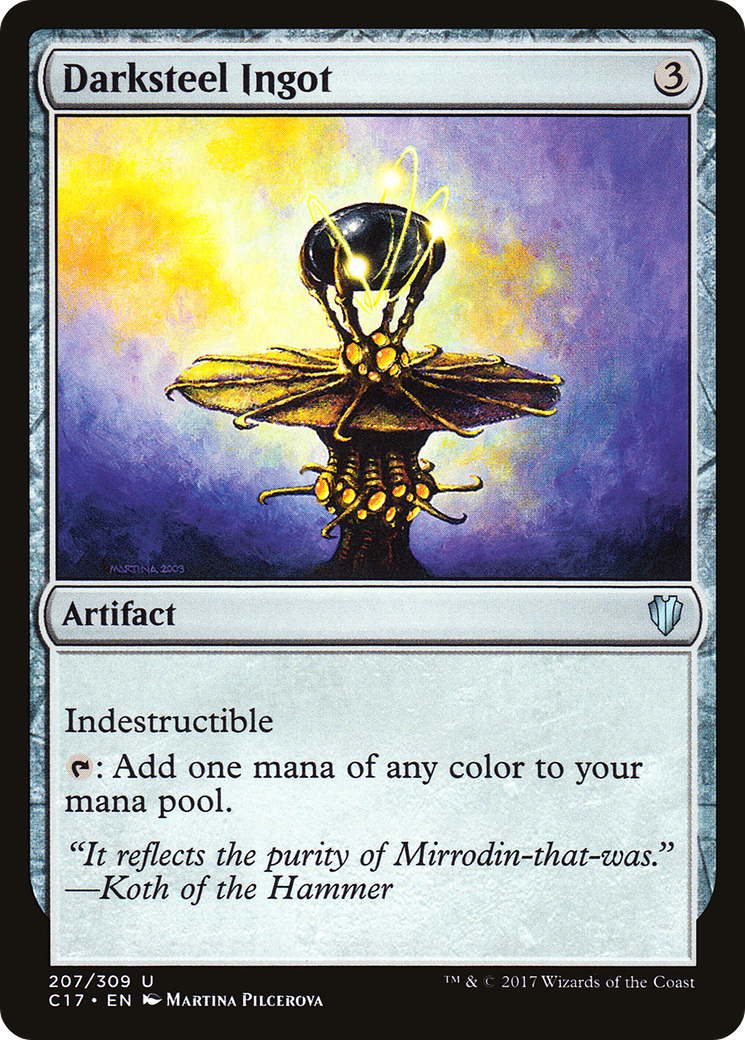 Darksteel Ingot (C17-207)  - Commander 2017