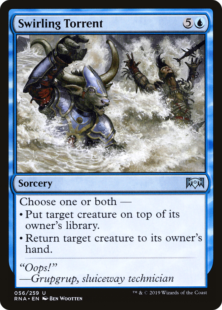 Swirling Torrent (RNA-056)  Foil - Ravnica Allegiance