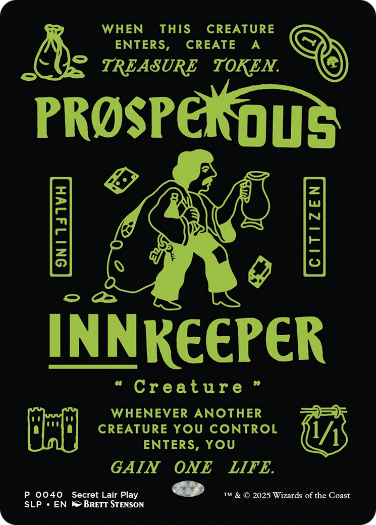 Prosperous Innkeeper (SLP-040)  Foil - Secret Lair Showdown (Borderless)