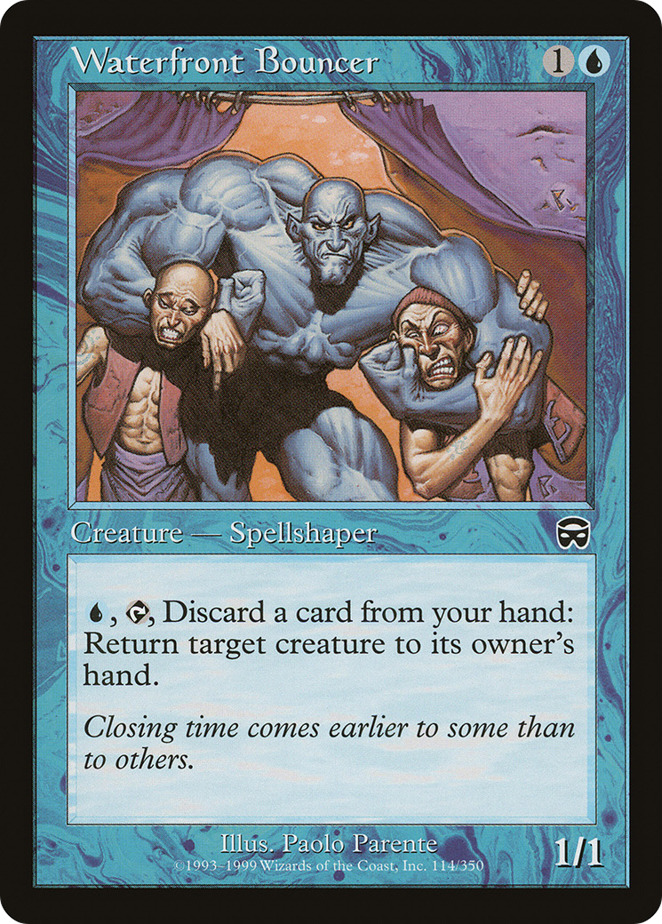 Waterfront Bouncer (MMQ-114)  Foil - Mercadian Masques