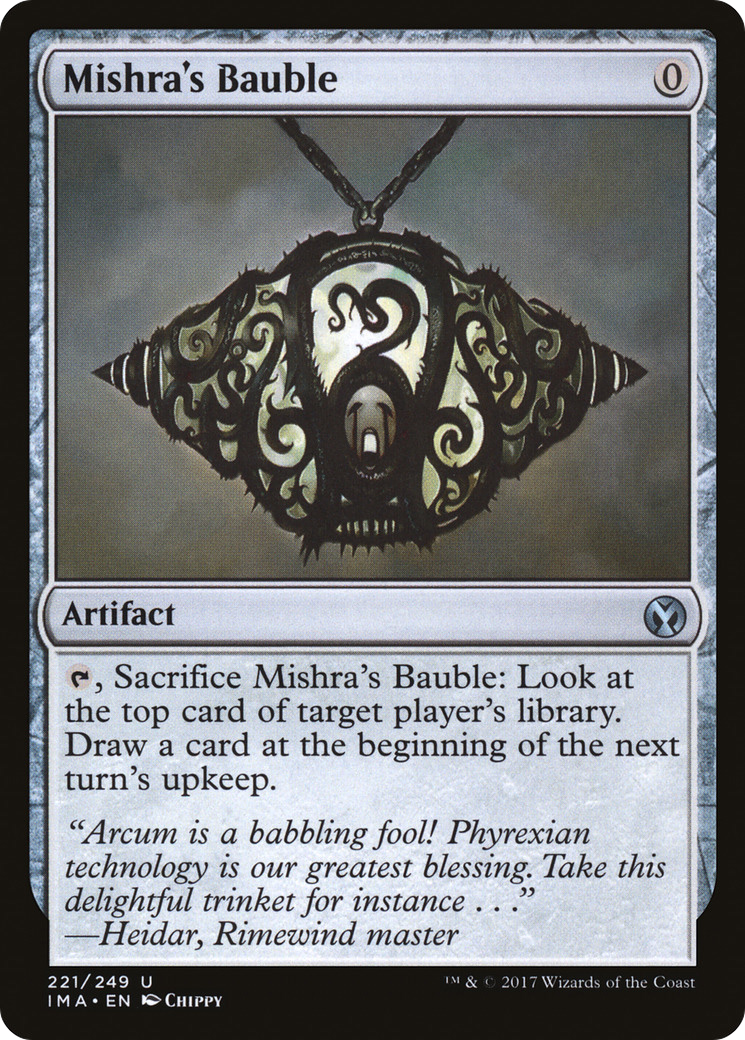 Mishra's Bauble (IMA-221) - Iconic Masters Foil