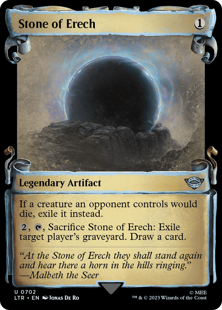 Stone of Erech (Showcase Scrolls) (LTR-702) - The Lord of the Rings: Tales of Middle-earth: (Showcase) Foil