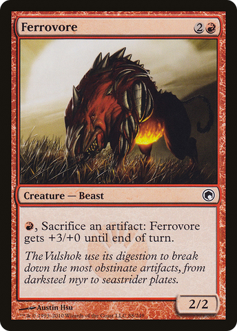 Ferrovore (SOM-088)  Foil - Scars of Mirrodin