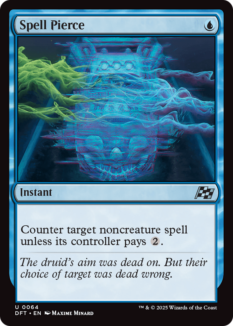 Spell Pierce (DFT-064)  Foil - Aetherdrift