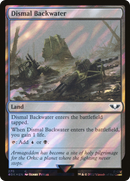 Dismal Backwater (Surge Foil) (40K-276★) - Warhammer 40,000 Commander Foil